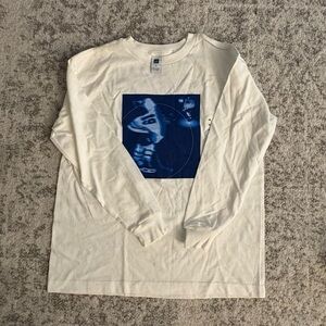 Youth Medium Gap Hockey White Long Sleeve Tee Shirt Brand New With Tags.